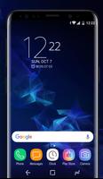 Galaxy S9 blue | Xperia™ Theme ポスター