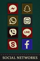 Texture Leather - Icon Pack UX 스크린샷 1