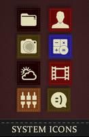 Texture Leather - Icon Pack UX 스크린샷 2