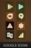 Texture Leather - Icon Pack UX 포스터