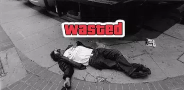 Wasted Photo Editor: Gangster Sticker