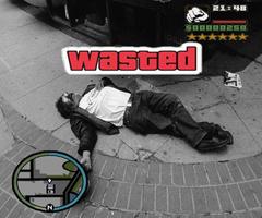 Wasted Photo Editor: Gangster Sticker Affiche
