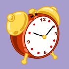 Weekdays Months Clock for Kids icône