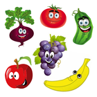 Fruits and Vegetables for Kids ícone