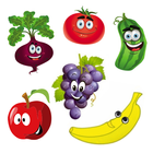 Fruits and Vegetables for Kids आइकन