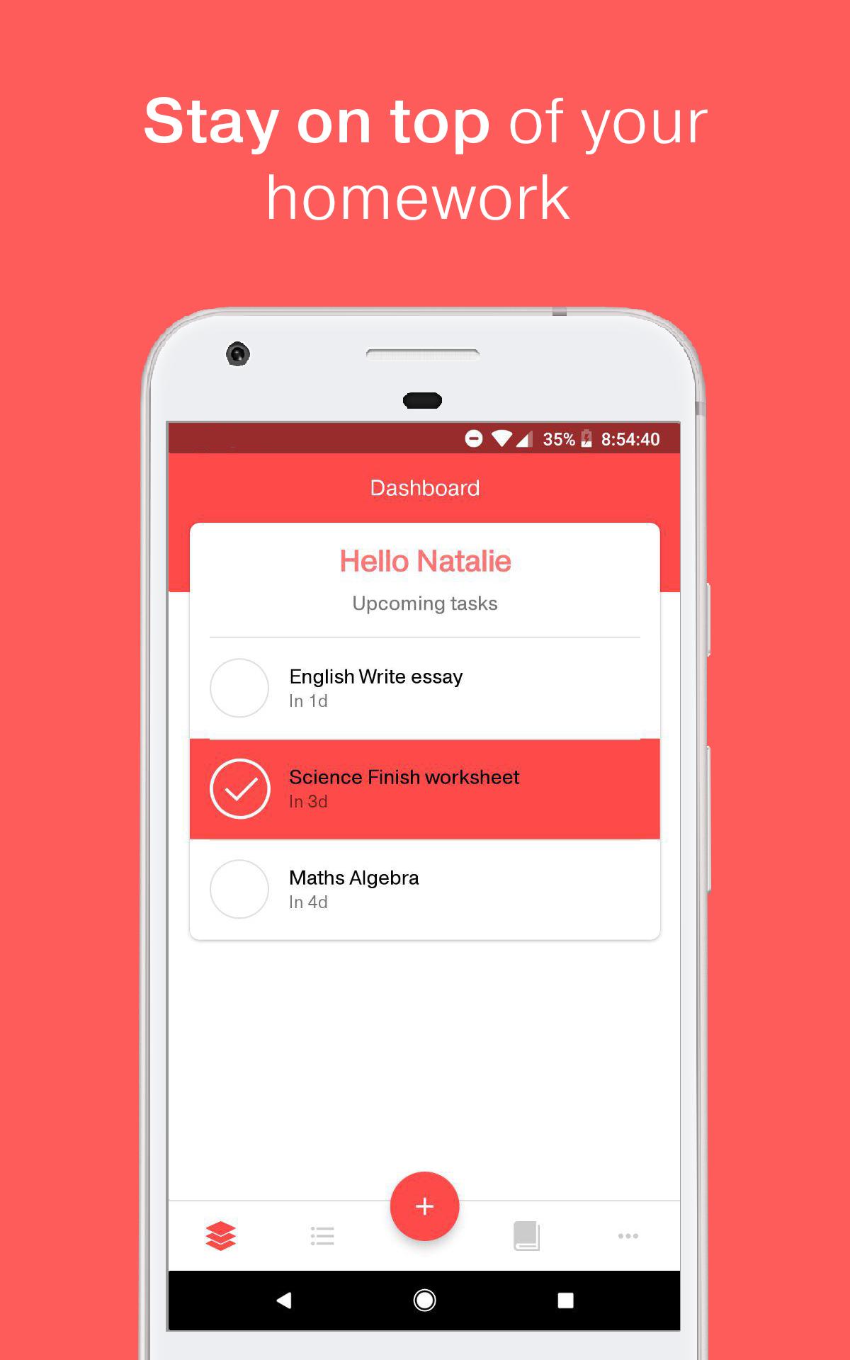 android app for doing homework