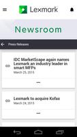 Lexmark Newsroom Ekran Görüntüsü 1