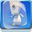 Cute Robot With a Ball Live WP