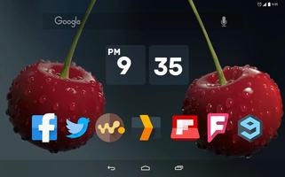 Fresh Cherries Live Wallpaper imagem de tela 3