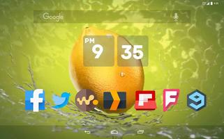 Fresh Lemon Live Wallpaper capture d'écran 3