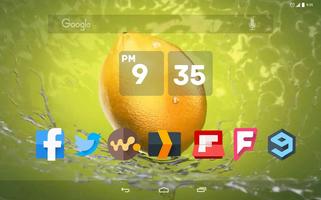 Fresh Lemon Live Wallpaper capture d'écran 2