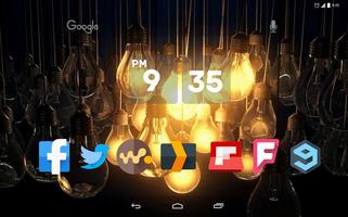 Light Bulbs Live Wallpaper capture d'écran 3