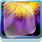 آیکون‌ Metallic Purple Lotus Live WP