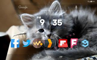 برنامه‌نما Sweet Kitten Live Wallpaper عکس از صفحه