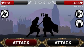 Medieval Warriors - battle cli Affiche