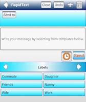 SMS Schedule,Group Text,Labels Plakat