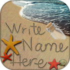 Write Name On Sand icône