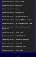 the rain mp3 terbaru स्क्रीनशॉट 3