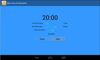 Bike Interval Stopwatch โปสเตอร์