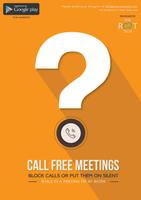 Call-Free Meetings الملصق