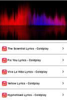 Coldplay - The Scientist Lyric Affiche