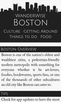 WanderWise Boston постер