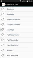 Malaysia Part Time Jobs تصوير الشاشة 3