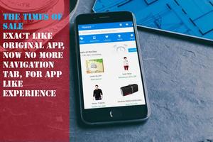 The times of sale Shopping app पोस्टर