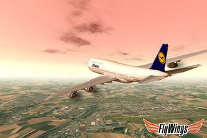 Flight Simulator 2015 FlyWings الملصق