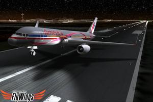 Flight Simulator Night - Fly O الملصق