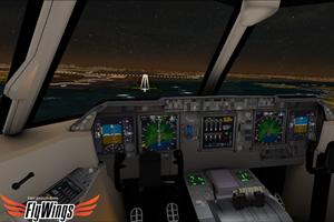 Flight Simulator Night NY HD capture d'écran 2
