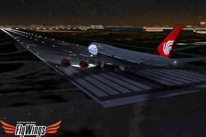 Flight Simulator Night NY HD captura de pantalla 3