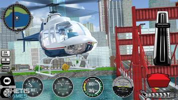 Helicopter Simulator SimCopter الملصق