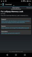 Fix Lollipop Memory Leak screenshot 1