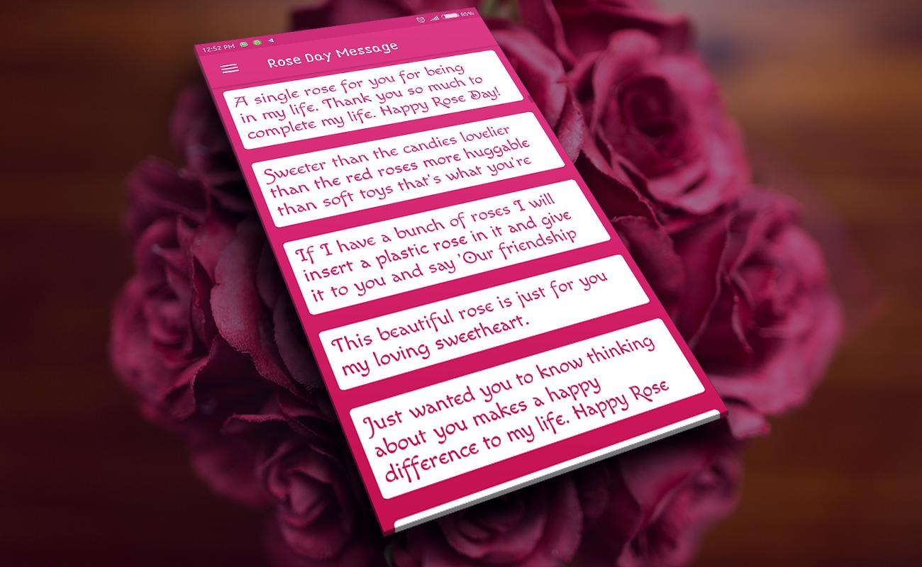 Valentine S Day Rose Day Messages For Android Apk Download