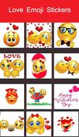 Love Emoji Stickers Poster
