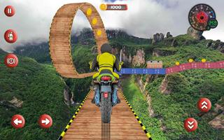 Impossible Moto Biker Piste 3D Affiche