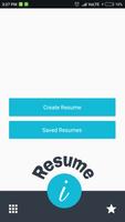 Instant Resume/CV Builder Affiche