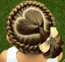 Latest Little Girl Hair Style DIY Step By Step imagem de tela 1