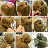 Latest Little Girl Hair Style DIY Step By Step screenshot 2