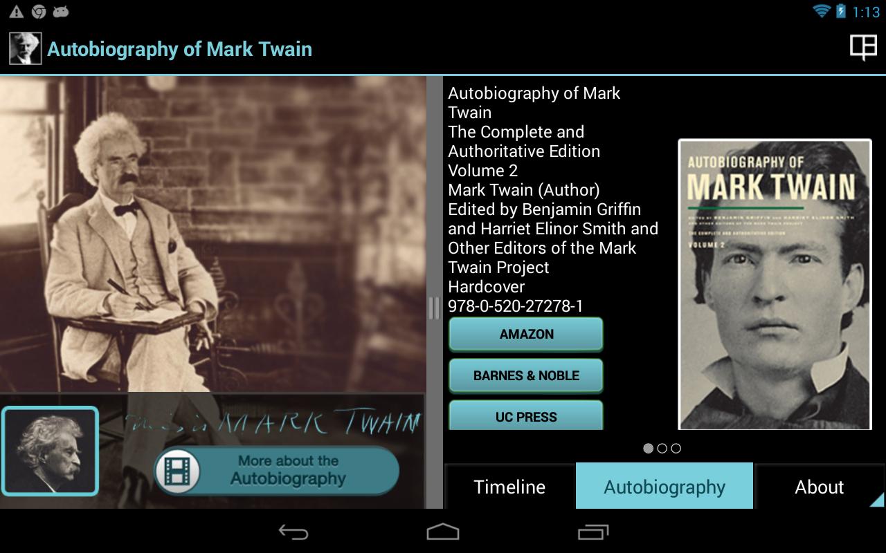Mark is an old. Автобиография марка Твена 2010. Twain Driver уже запущен.