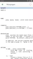 Man Pages Unix/Linux capture d'écran 6