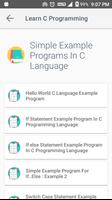 Learn C Programming स्क्रीनशॉट 3