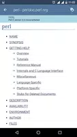 Perl Documentation-Learn Perl screenshot 2