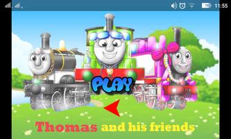 Thomas mewarnai-poster