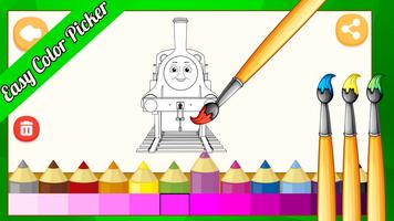 Colorir Thomas trem e seus amigos Cartaz