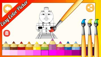 Colorear para Thomas trenes y sus amigos capture d'écran 2