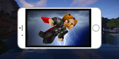 Hero-Thor Mod Minecraft PE ảnh chụp màn hình 1