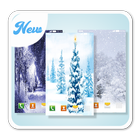 Snowfall Wallpaper : HD Wallpaper icono