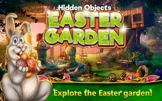 Hidden Objects Easter Garden Affiche